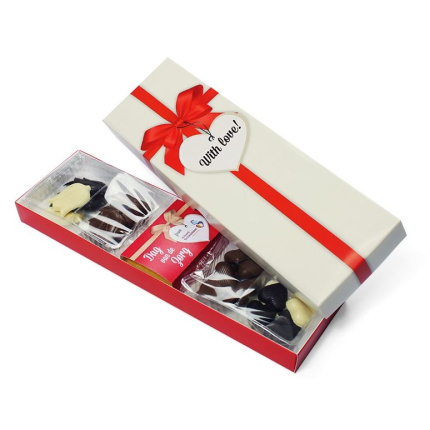 Geschenkverpackung mit Schokolade - Topgiving